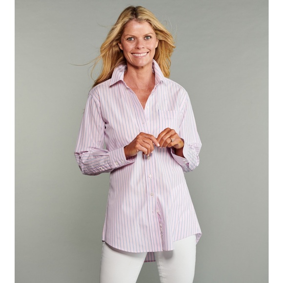 Striped Button-Up Shirt - Picture 2 of 3